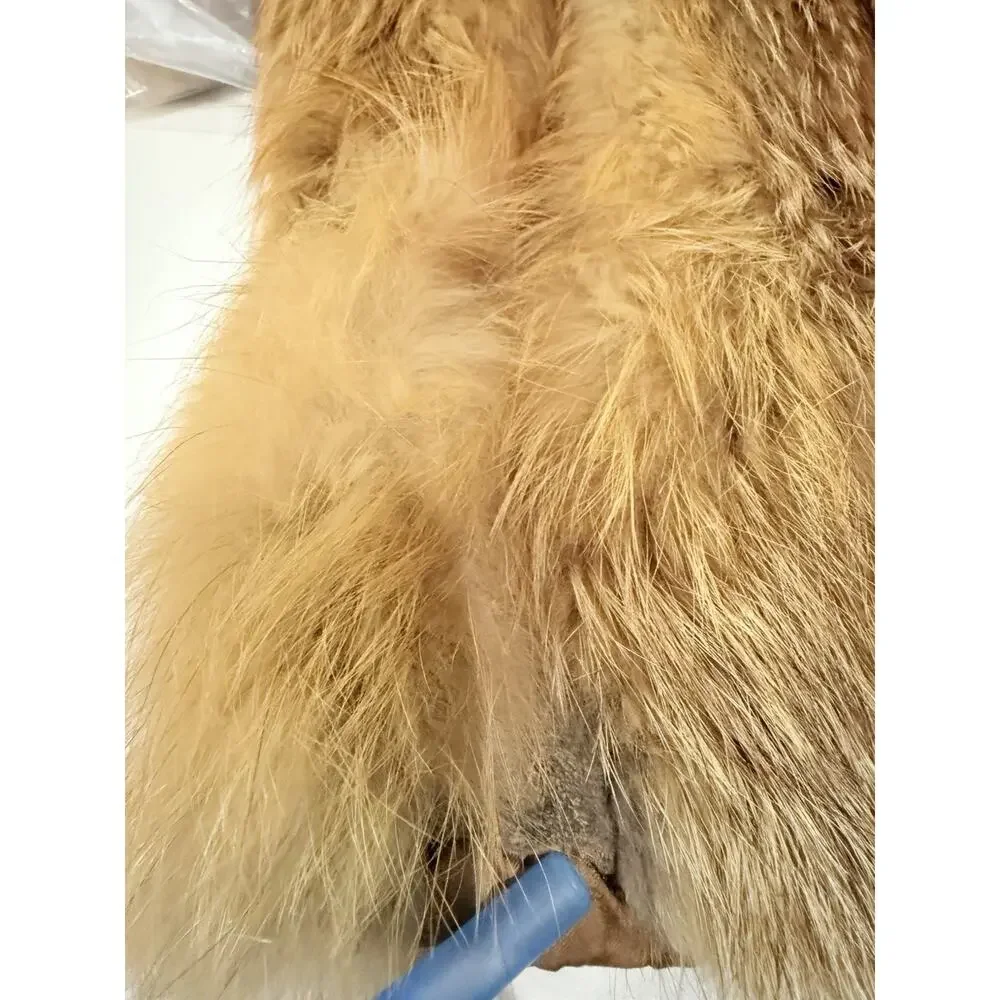 Saks Fifth Avenue Golden Fur Jacket - Picture 15 of 16